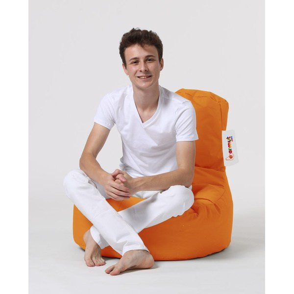 Oranžový sedací vak Lina – Floriane Garden-image-3