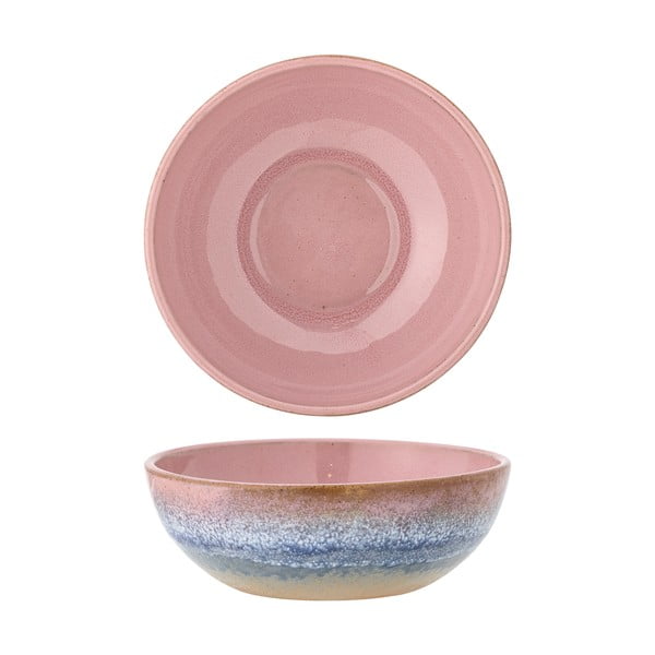 Svetloružová miska z kameniny 525 ml Paula – Bloomingville-image-4