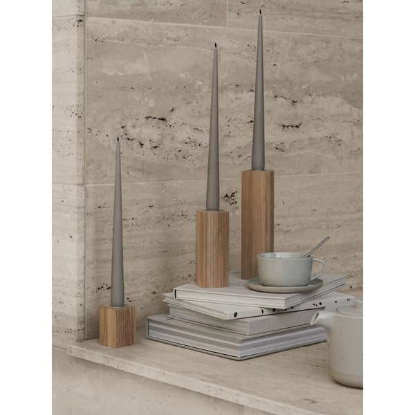 Drevené svietniky v súprave 3 ks Dreva – Blomus-image-3