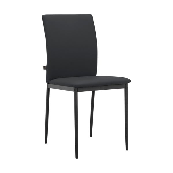 Čierne jedálenské stoličky z imitácie kože v súprave 2 ks Pavia – Støraa-image-4