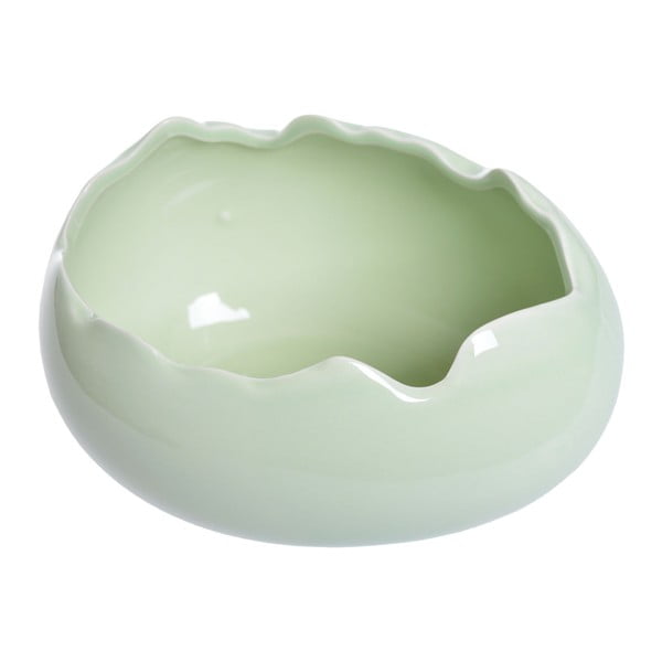 Zelená keramická dekoratívna miska Ewax Egg Shell