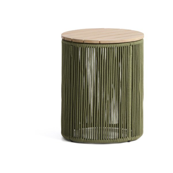 Okrúhly záhradný stolík s doskou z akácie ø 40 cm Dandara – Kave Home