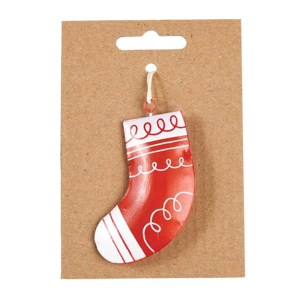 Ručne maľovaná kovová ozdoba na stromček Rex London Stocking-image-2