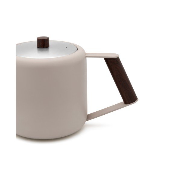 Béžová kanvica na čaj z nehrdzavejúcej ocele 1,1 l Duet Boston – Bredemeijer-image-4