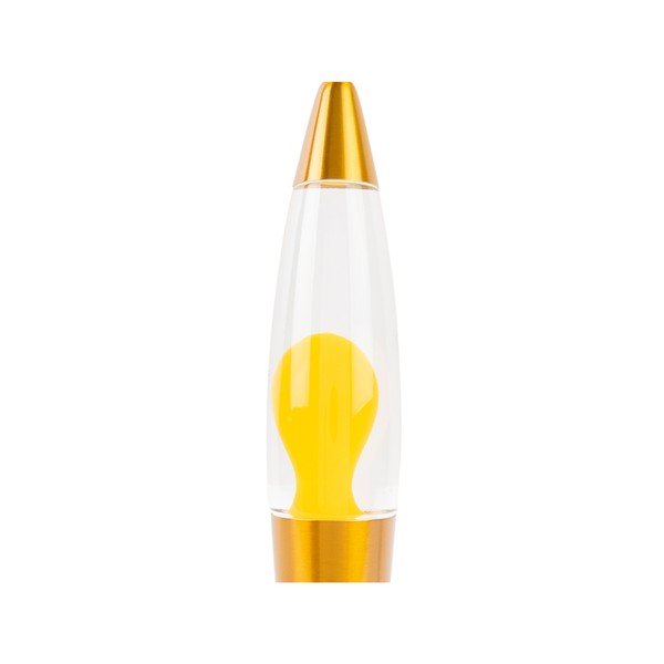 Žltá sklenená lávová lampa (výška  35,5 cm) Funky Rocket Lava – Leitmotiv-image-2
