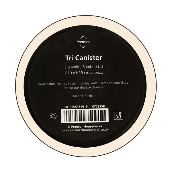 Potravinová dóza z bambusu a dolomitu Geome – Premier Housewares-image-1