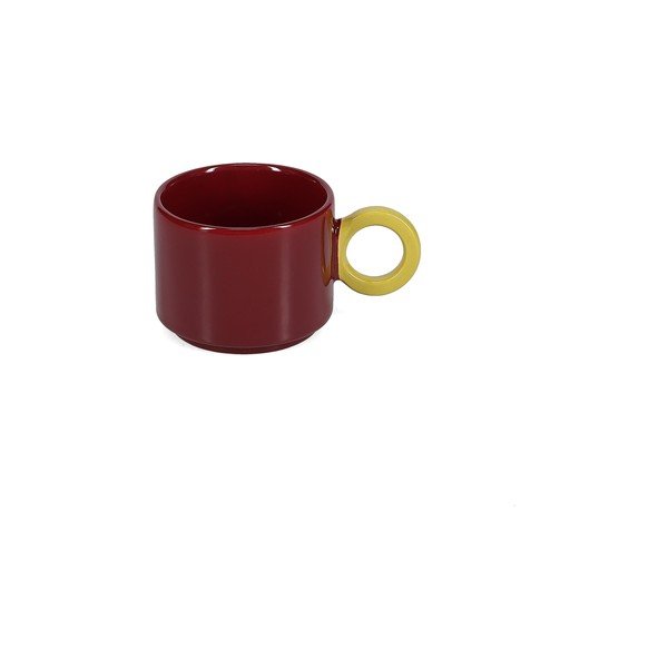 Vínovočervený kameninový hrnček 280 ml Lou – ONA-image-4