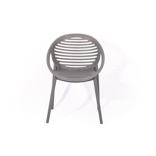 Sivá stohovateľná záhradná stolička Bonami Essentials Joanna-image-3
