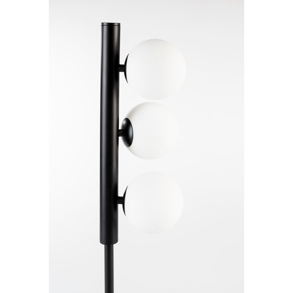 Čierna stolová lampa Monica - White Label-image-2