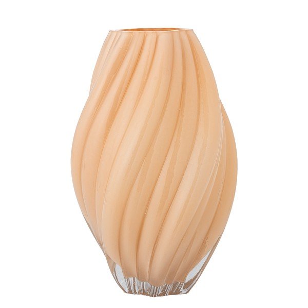 Oranžová sklenená váza (výška  30 cm) Kanji – Bloomingville