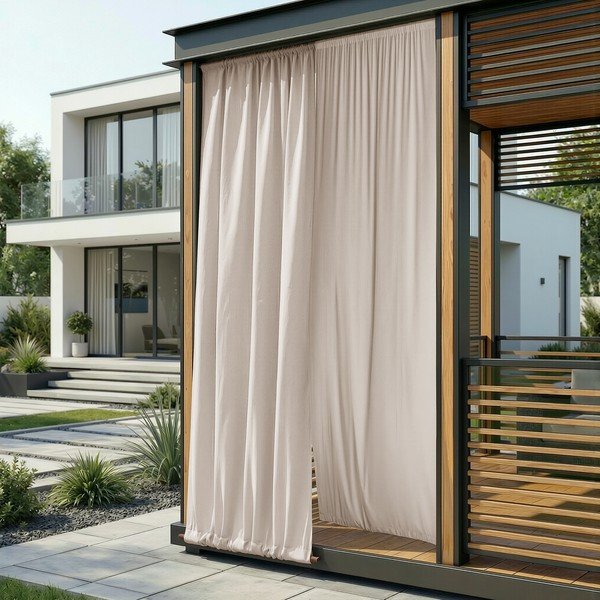 Krémovobiely dimout/vonkajší záves 155x250 cm Calisto – Filumi