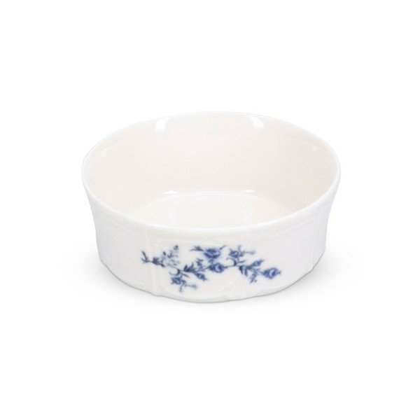 Biela/modrá porcelánová miska 410 ml Retro – BonBistro-image-3