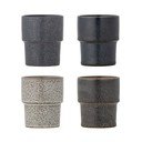 Hnedé šálky v súprave 4 ks na espresso z kameniny 150 ml Ewan – Bloomingville