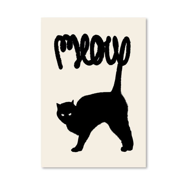 Plagát Meow od Florenta Bodart, 30x42 cm