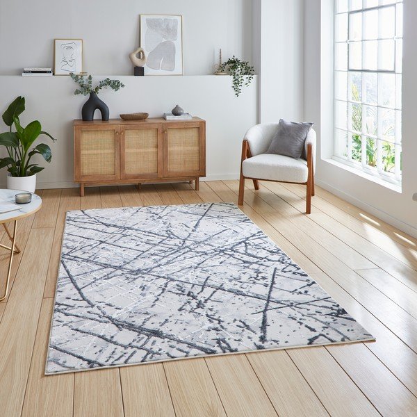 Svetlosivý koberec 120x170 cm Artemis – Think Rugs-image-1