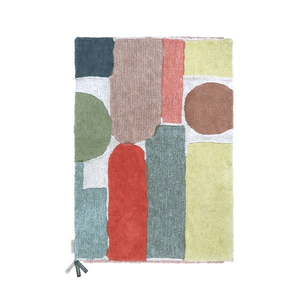 Prateľný ručne tkaný vlnený detský koberec 170x240 cm Abstract – Lorena Canals