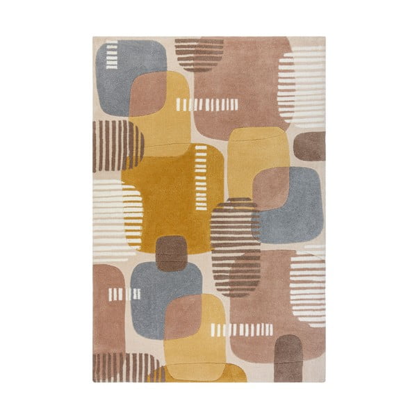 Sivo-žltý koberec Flair Rugs Pop, 160 x 230 cm