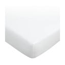 Biela napínacia plachta z egyptskej bavlny 90x190 cm – Bianca