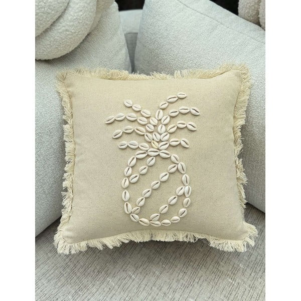 Bavlnená obliečka na vankúš 43x43 cm Seashells – Mioli Decor-image-2