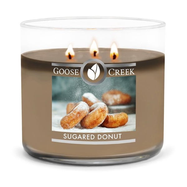 Vonná sviečka v sklenenej dóze Goose Creek Sugared Donut, 35 hodín horenia
