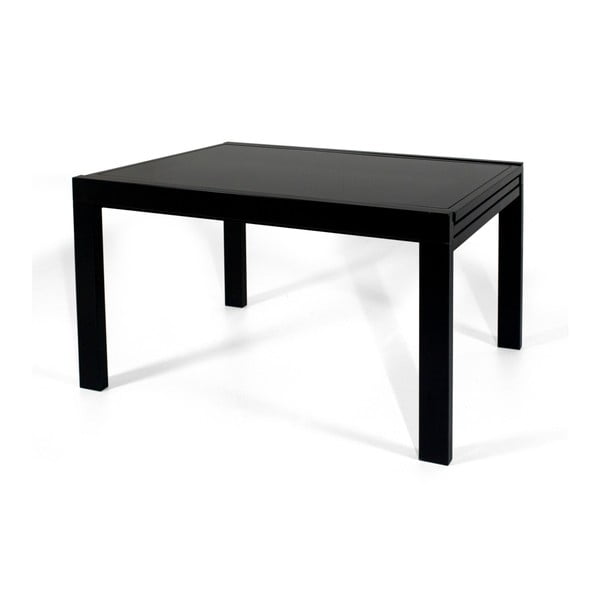 Čierny rozkladací stôl Global Trade Evolution, dĺžka 120-240 cm
