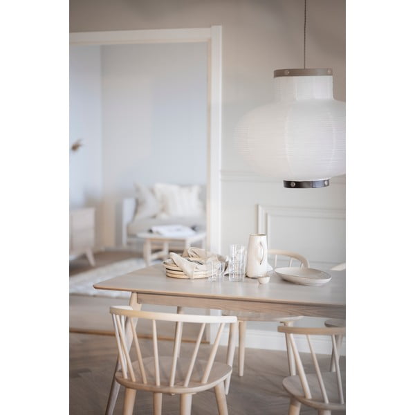 Rozkladací jedálenský stôl s doskou v dubovom dekore 190x90 cm Yumi - Rowico-image-1