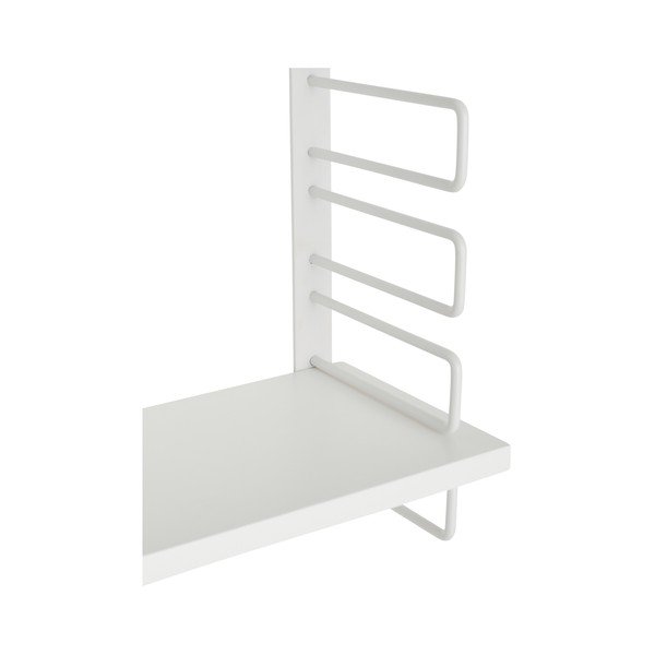 Biela poschodová kovová polica 54 cm Iseo – Ellos Home-image-3