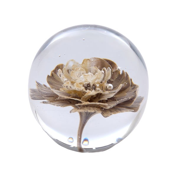 Sklenené tažidlo (výška 8 cm) Flower – Light & Living