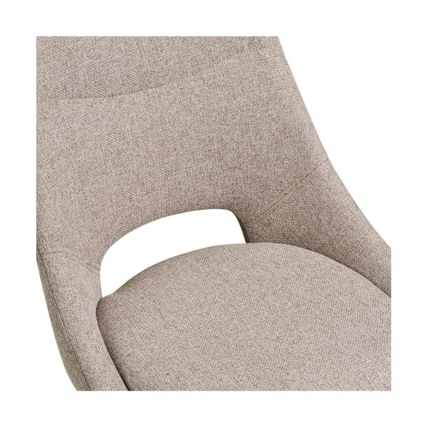 Béžová čalúnená jedálenská stolička Dokka – House Nordic-image-4