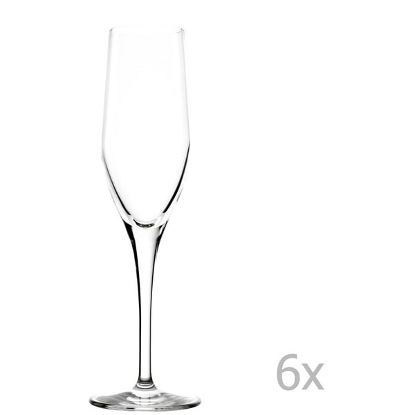Sada 6 pohárov na šampanské Stölzle Lausitz Exquisit, 175 ml