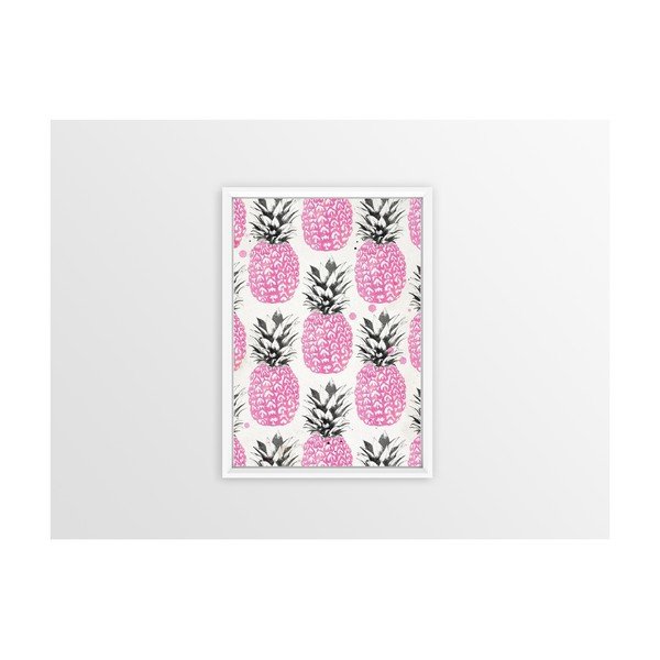 Obraz Piacenza Art Pink Pineapples, 30 × 20 cm