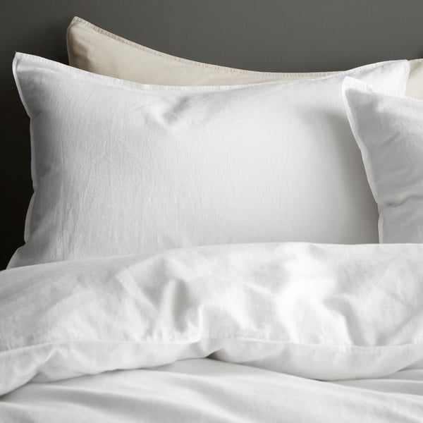 Biele obliečky na dvojlôžko 200x200 cm Relaxed – Content by Terence Conran-image-1