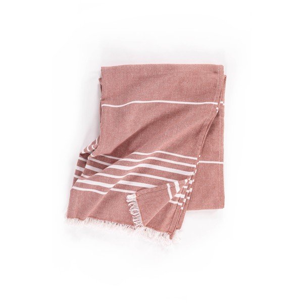 Bavlnená deka v terakotovej farbe 150x200 cm Solene – Tiseco Home Studio