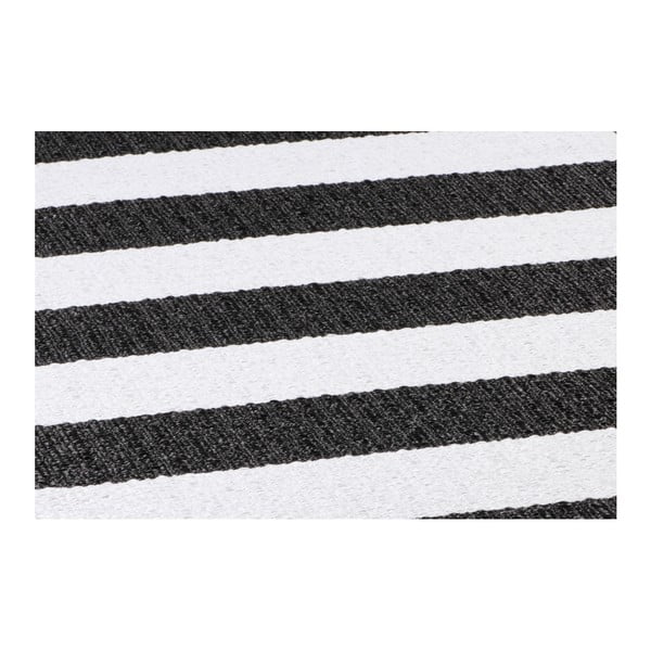 Čierno-biely behúň vhodný do exteriéru Narma Birkas, 70 × 150 cm-image-1