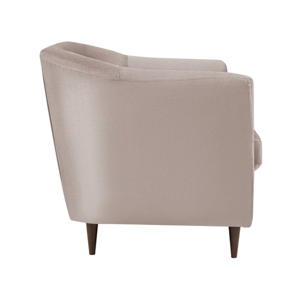 Béžová zamatová pohovka Kooko Home Glam, 125 cm-image-3