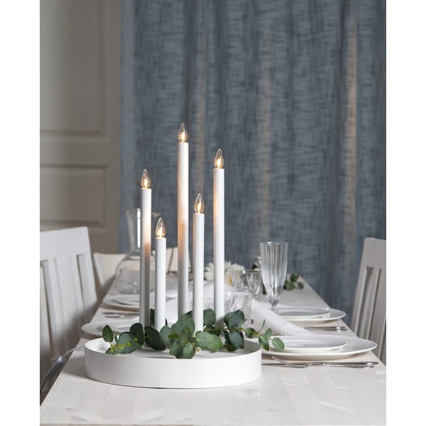 Biela svetelná dekorácia ø 32 cm Deco – Star Trading-image-1