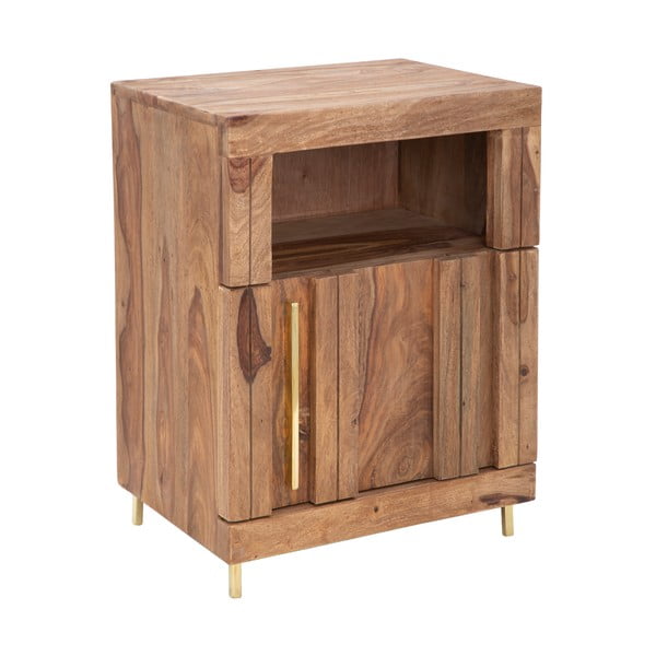 Nočný stolík z dreva sheesham Mauro Ferretti Elegant