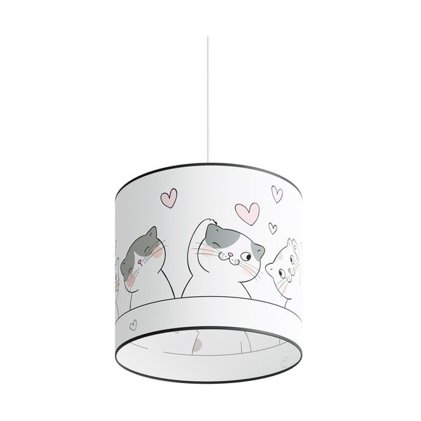 Biele detské svietidlo Puss – Sollux