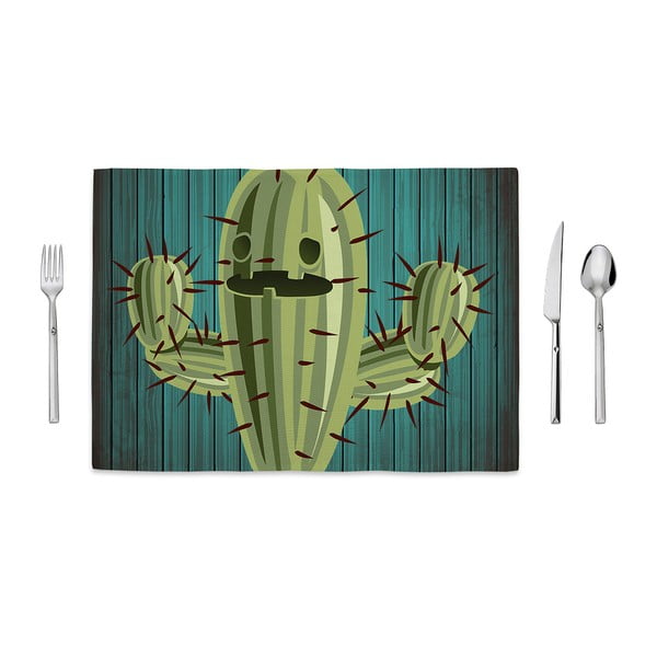 Prestieranie Home de Bleu Cactus Face, 35 x 49 cm