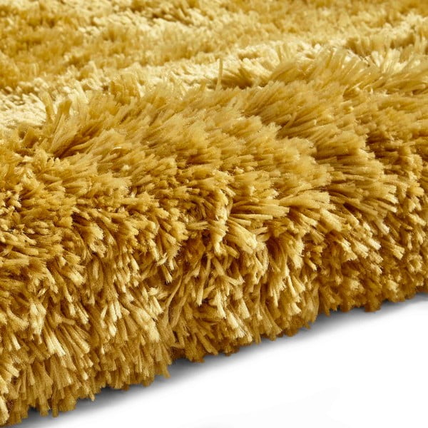 Žltý ručne tuftovaný koberec Think Rugs Polar PL Yellow, 80 × 150 cm-image-4