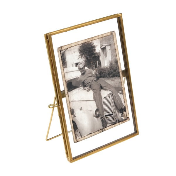 Zlatý rámik na fotografiu Rex London Brass, 15 x 10 cm
