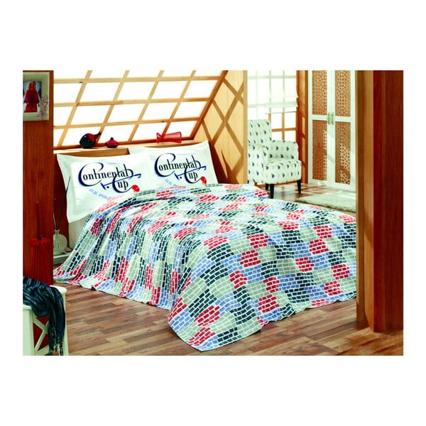 Set prikrývky na posteľ a plachty U.S. Polo Assn. Kenner, 160 x 220 cm