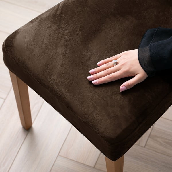 Hnedý napínací poťah na stoličku 48 cm Sento – Restilo-image-1