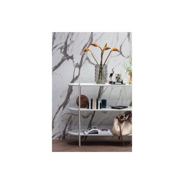 Svetlosivá knižnica z jaseňového dreva 120x92 cm Tender – BePureHome-image-4