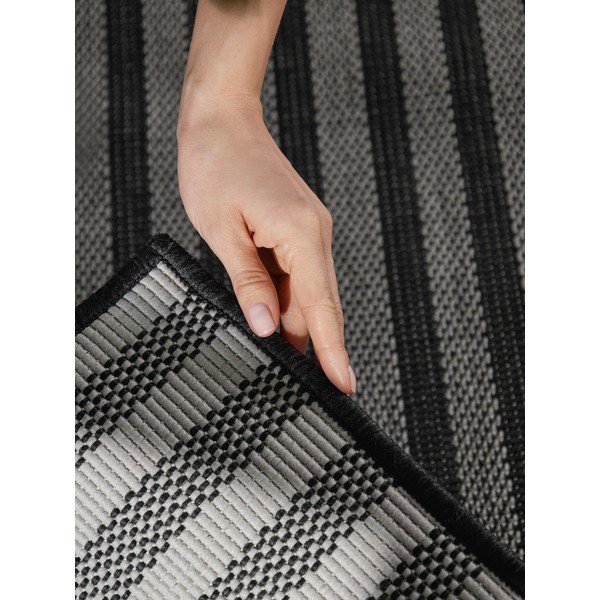 Čierny/krémovobiely vnútorný a vonkajší koberec 120x170 cm Haringey Linley – Ted Baker-image-4