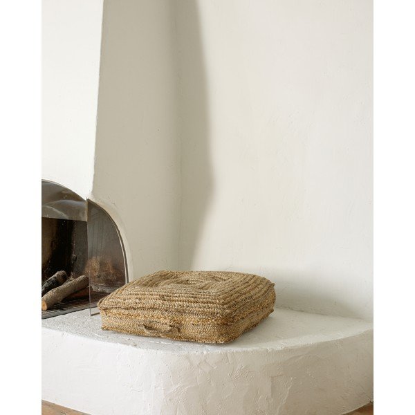 Jutový puf Kave Home Abir-image-4