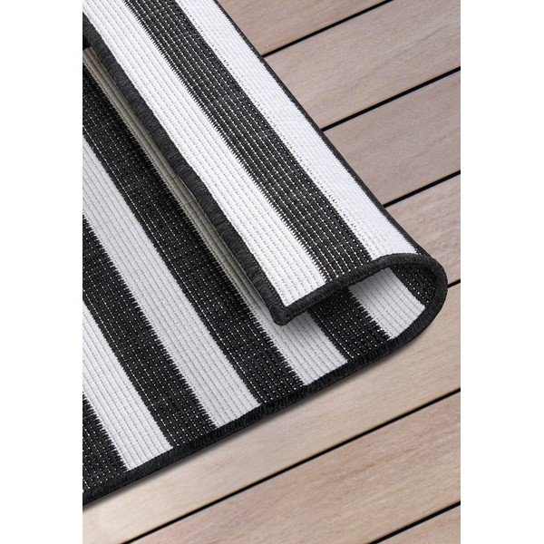 Čierno-biely vnútorný a vonkajší koberec 160x230 cm Viela – Hanse Home-image-2