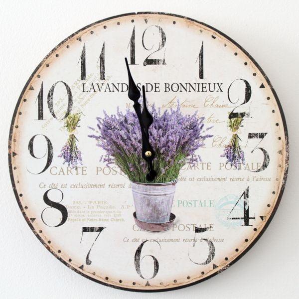 Vintage hodiny Lavenders de Bonnieux