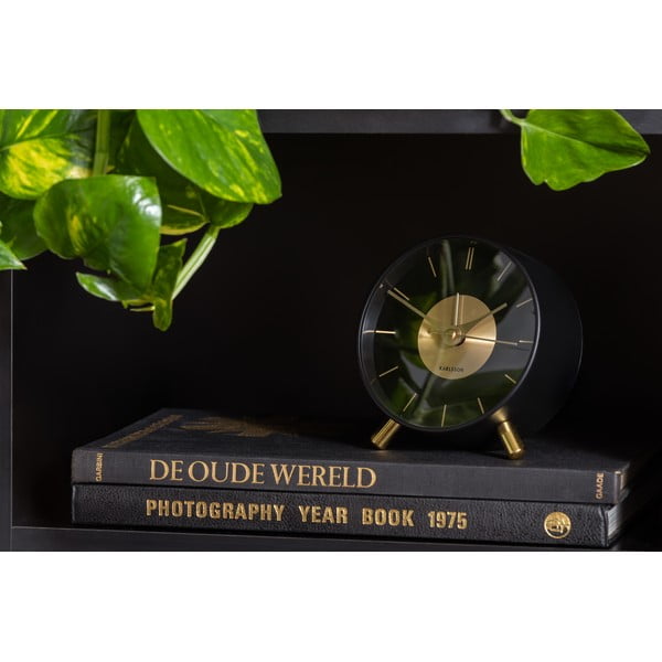 Budík ø 11 cm Gold Disc – Karlsson-image-1