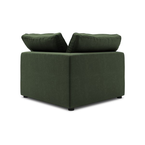 Tmavozelená obojstranná rohová časť modulárnej menčestrovej pohovky Windsor & Co Sofas Galaxy-image-2
